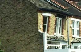 Image of house collapsing in Lewisham