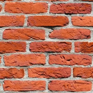 Brick Wall Traditional Brick Red