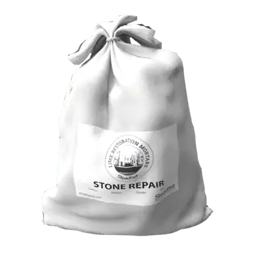 A bag of Stone Repair Mortar