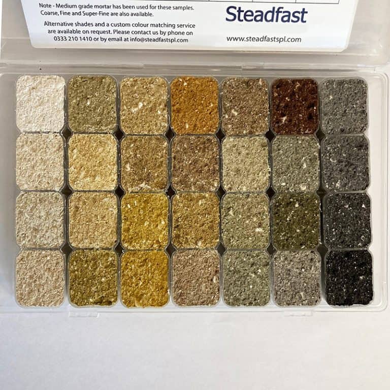 Pointing Mortar Colour Sample Tray Accurately match existing colours!