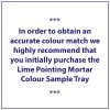 Purchase Pointing Mortar sample box