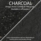 Sample of Charcoal Pointing Mortar Coarse and Fine