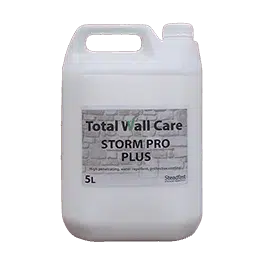 Picture of a jerry can of Total Wall Care Storm Pro Plus Protective Coating
