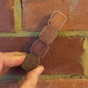 Image shows Colour matching bricks