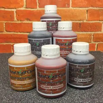 6 300ml bottles of brick tint