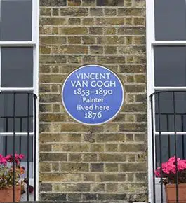 Vincent Van Gogh Plaque on house in Ramsgate