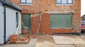 Brickwork Restoration underway
