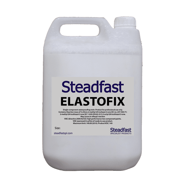 Jerry can of Elastofix synthetic resin